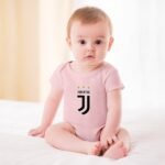 Juventus FC Baby Bodysuit Strampler Schlafanzug Mit Kurzen Ärmeln