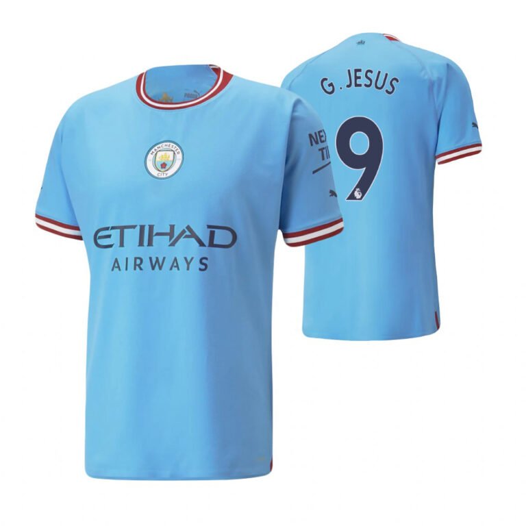 Manchester City Gabriel Jesus 9 Home Trikot 2022-2023