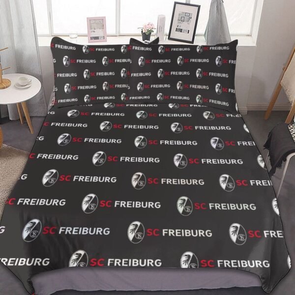SC Freiburg Bettwäscheset 3 Stück Kinder Erwachsene Steppdeckenbezug Steppdeckenbezug Multi Size Laken Set