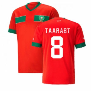 Marokko Adel Taarabt 8 Home Trikot WM 2022