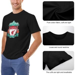 FC Liverpool Core Stretch Slim Cneck Gildan Tee T-Shirt Herren