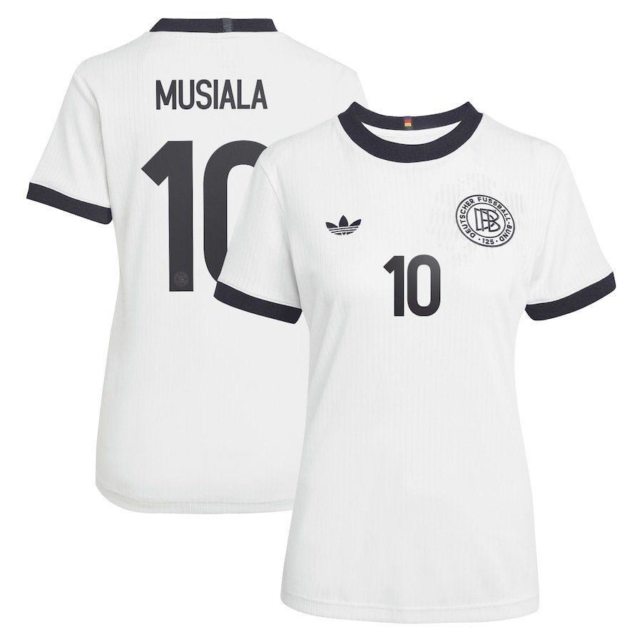 Deutschland Jamal Musiala 10 Frauen Home Trikot EM 2025 Deutschland Jamal Musiala 10 Frauen Home Trikot EM 2025