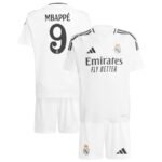 Real Madrid Kylian Mbappé 9 Heimtrikot Kinder 2024-2025