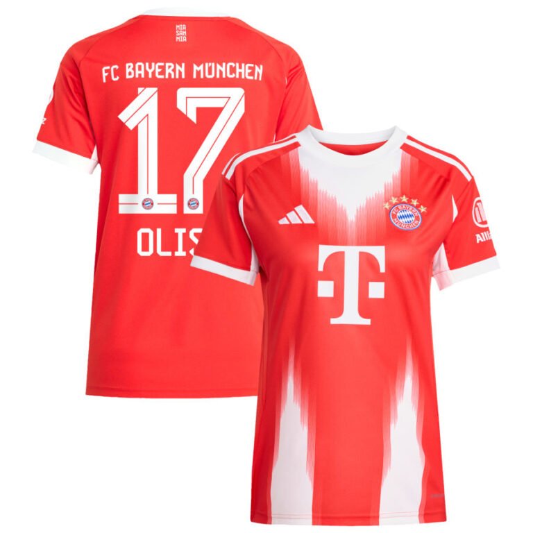 FC Bayern München Michael Olise 17 Frauen Home Trikot 2025-2026
