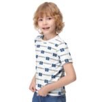 Hamburger SV Jungen Mädchen Kurzarm 3D-Druck T-Shirt Rundhals-Sommerhemd Tops