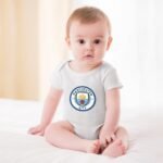 Manchester City Baby Bodysuit Strampler Schlafanzug Mit Kurzen Ärmeln