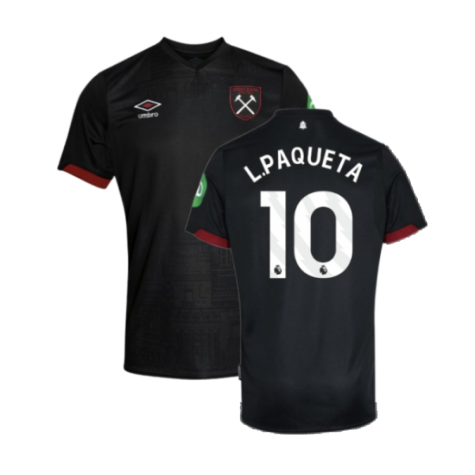 West Ham United Lucas Paquetá 10 Away Trikot 2024-2025