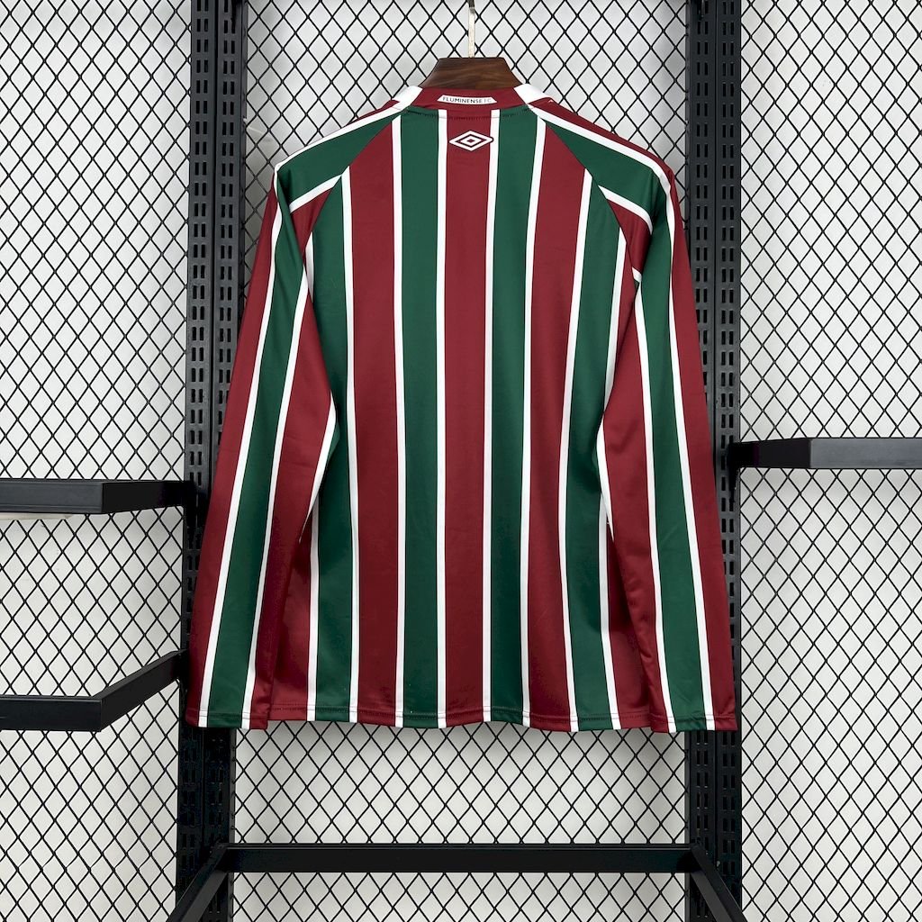 Fluminense Langarm Home Trikot 2025-2026 Fluminense Langarm Home Trikot 2025-2026
