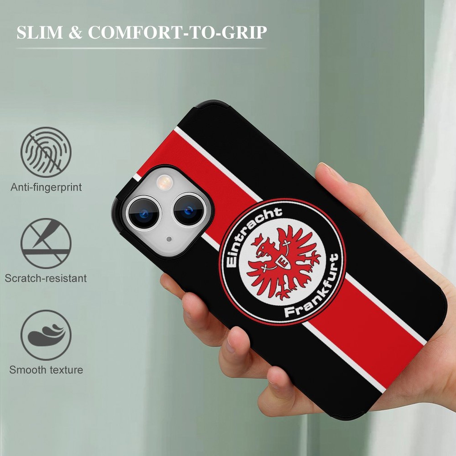 Eintracht Frankfurt Stoßfest Und Schützend Handyhüllen & Cover Für IPhone 13 Eintracht Frankfurt Stoßfest Und Schützend Handyhüllen & Cover Für IPhone 13