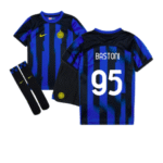 Inter Mailand Alessandro Bastoni 95 Heimtrikot Kinder Minikit 2023-2024
