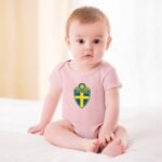 Schweden Baby Bodysuit Strampler Schlafanzug Mit Kurzen Ärmeln