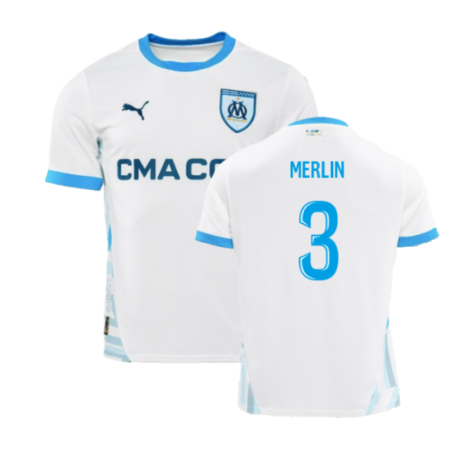 Olympique Marseille Quentin Merlin 3 Home Trikot 2024-2025