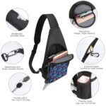 FC Heidenheim Crossbody Backpack Leichte Umhängetaschen Sling-Rucksack