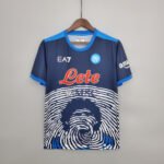 SSC Neapel Maradona Gedenkausgabe Trikot - Blau ( Aufdruck Dein Name )