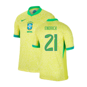 Brasilien Endrick 21 Home Trikot 2024-2025