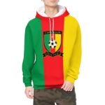 Kamerun Kapuzenpulli Mit Fleece Für Männer Und Frauen