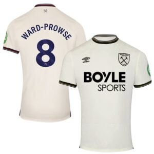 West Ham United James Ward-Prowse 8 Away Trikot 2025-2026