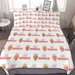 AS Monaco Bettwäscheset 3 Stück Kinder Erwachsene Steppdeckenbezug Steppdeckenbezug Multi Size Laken Set