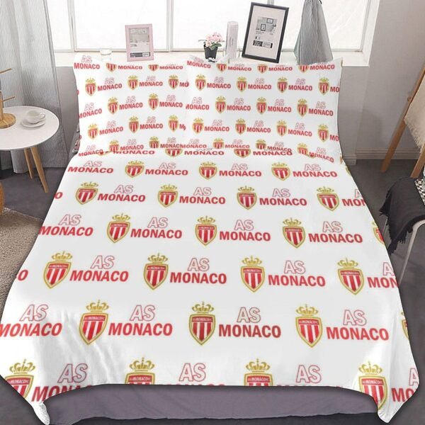 AS Monaco Bettwäscheset 3 Stück Kinder Erwachsene Steppdeckenbezug Steppdeckenbezug Multi Size Laken Set