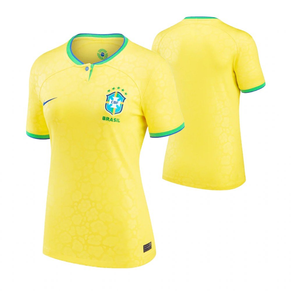 Frauen Brasilien Home Trikot WM 2022 Frauen Brasilien Home Trikot WM 2022
