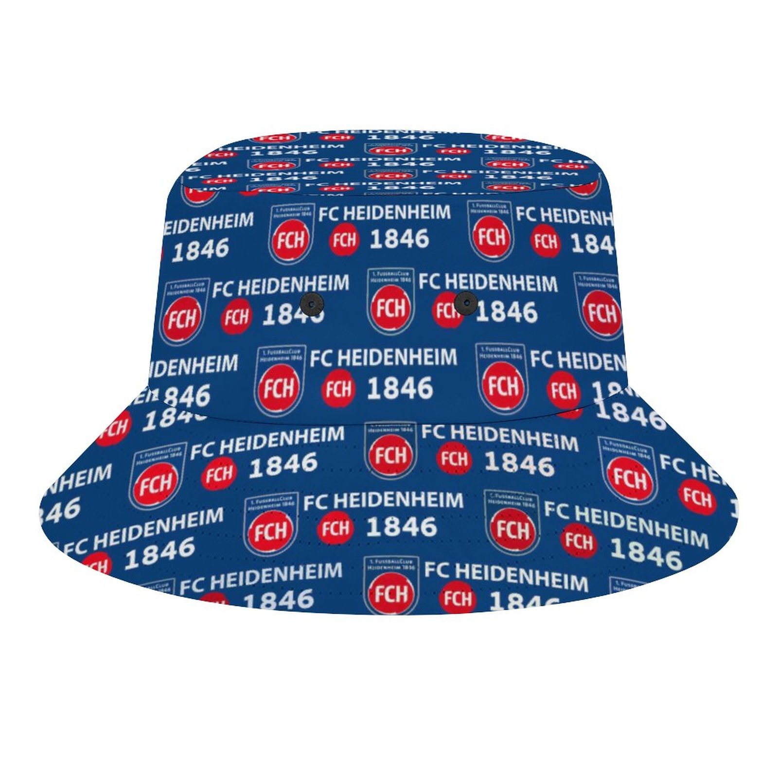 FC Heidenheim Karomuster Sommer Sonnenhut Reversible Bucket Hat FC Heidenheim Karomuster Sommer Sonnenhut Reversible Bucket Hat