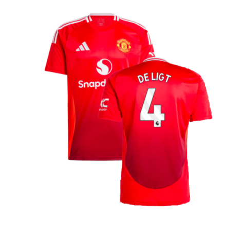 Manchester United Matthijs de Ligt 4 Home Trikot 2024-2025
