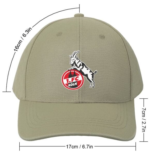 Unisex FC Köln Baseball Cap Verstellbar Reine Farbe Baseballkappe Mütze