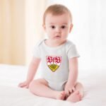 VfB Stuttgart Baby Bodysuit Strampler Schlafanzug Mit Kurzen Ärmeln