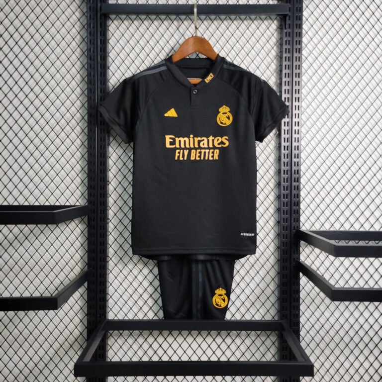 Real Madrid Arda Guler 24 Third Trikot Kinder Mini Kit 2023-2024