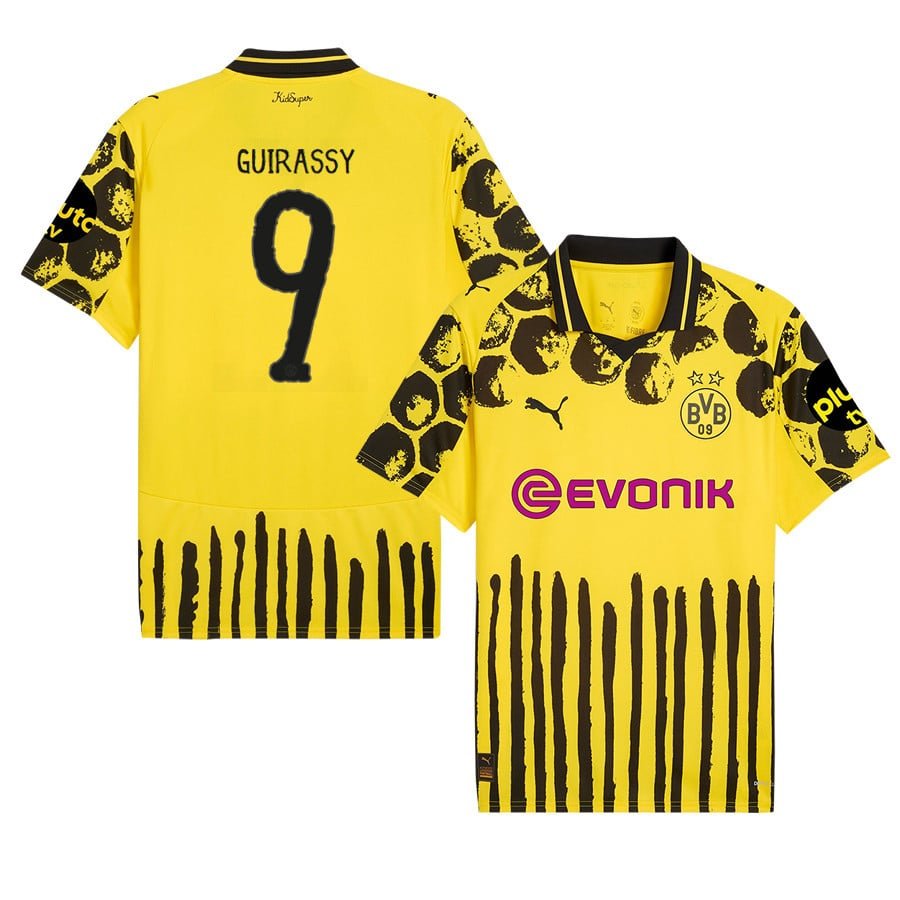 Borussia Dortmund X KidSuper Serhou Guirassy 9 Home Trikot Klub WM 2025 Borussia Dortmund X KidSuper Serhou Guirassy 9 Home Trikot Klub WM 2025