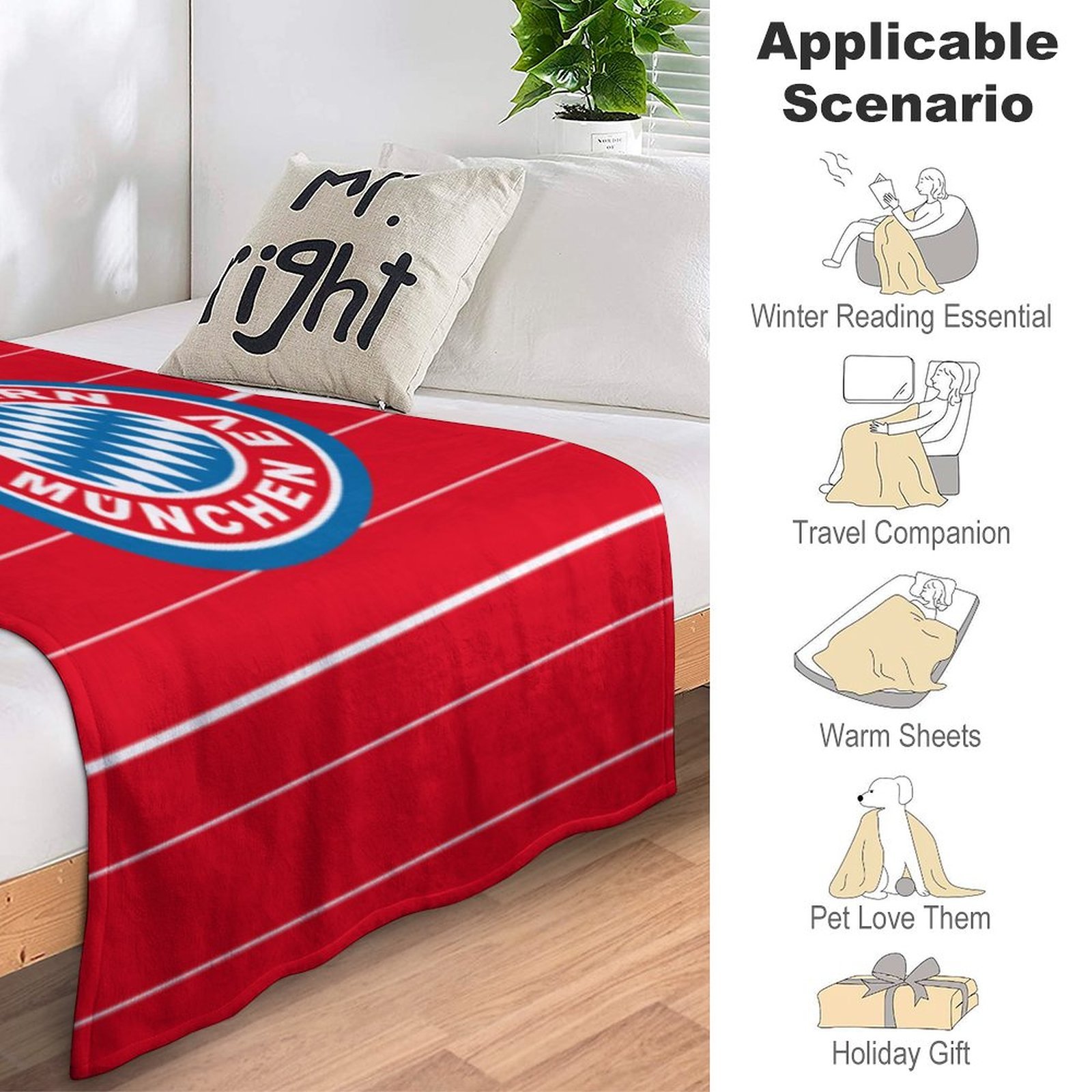 Bayern München Decken, Superweiche Decken, Verschiedene Größen Von Decken Bayern München Decken, Superweiche Decken, Verschiedene Größen Von Decken