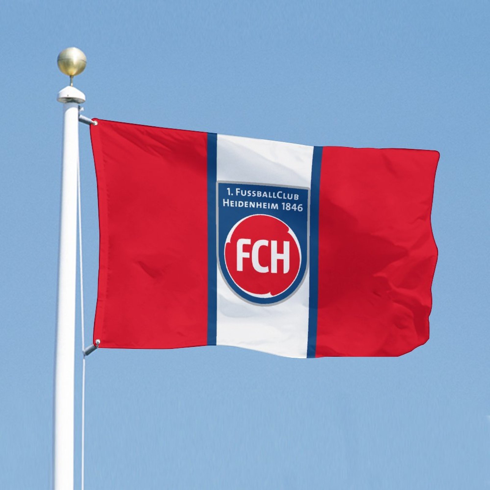 FC Heidenheim Fahne Flagge - Garten Flagge FC Heidenheim Fahne Flagge - Garten Flagge