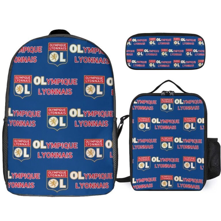 Olympique Lyonnais Student Schulranzen Lunchbag Stifttasche Kombination