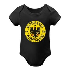 Borussia Dortmund Baby Bodysuit Strampler Schlafanzug Mit Kurzen Ärmeln
