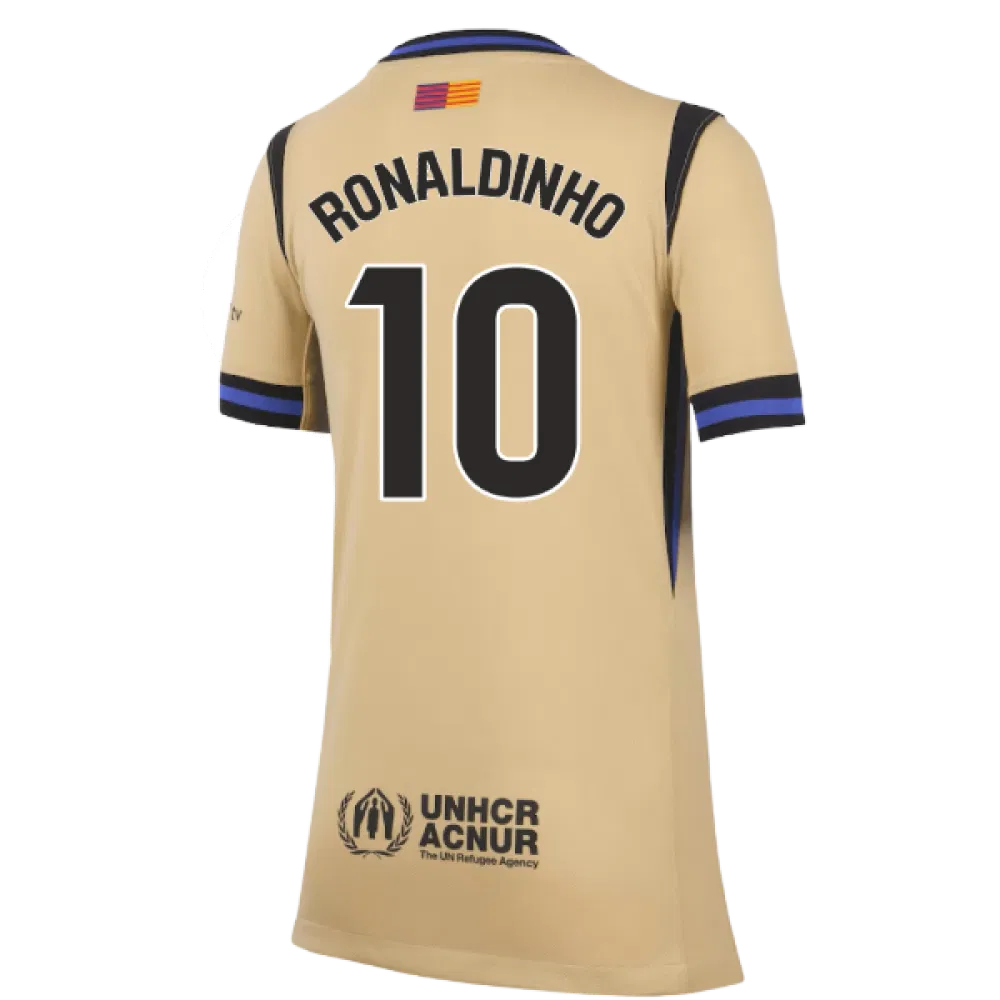 FC Barcelona Ronaldinho 10 Away Trikot 2025-2026 FC Barcelona Ronaldinho 10 Away Trikot 2025-2026