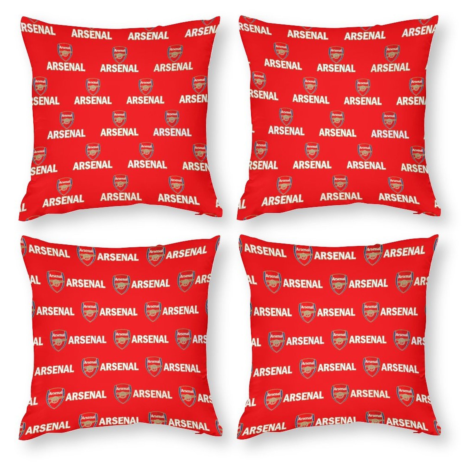 Arsenal Dekorative 4er Set Kissenbezüge Kissenhülle Sofakissen Bezug Arsenal Dekorative 4er Set Kissenbezüge Kissenhülle Sofakissen Bezug