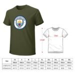 Manchester City Core Stretch Slim Cneck Gildan Tee T-Shirt Herren