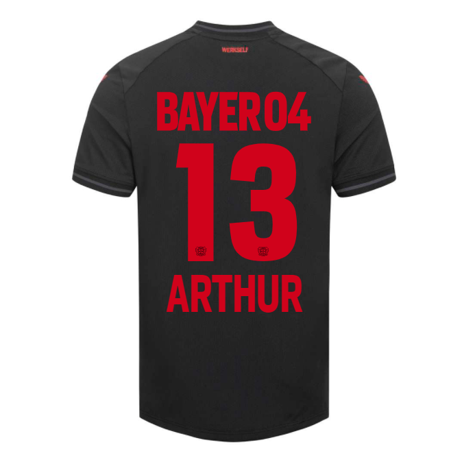 Bayer Leverkusen Arthur 13 Home Trikot 2023-2024
