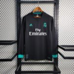 Real Madrid Retro Langarm Away Trikot 2017-2018 - Schwarz