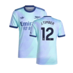 Arsenal Jurriën Timber 12 Third Trikot 2024-2025