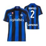 Inter Mailand Denzel Dumfries 2 Home Trikot 2022-2023