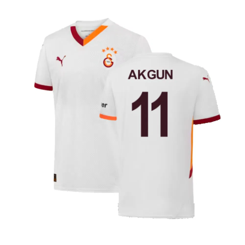 Galatasaray Yunus Akgun 11 Away Trikot 2024-2025 Galatasaray Yunus Akgun 11 Away Trikot 2024-2025