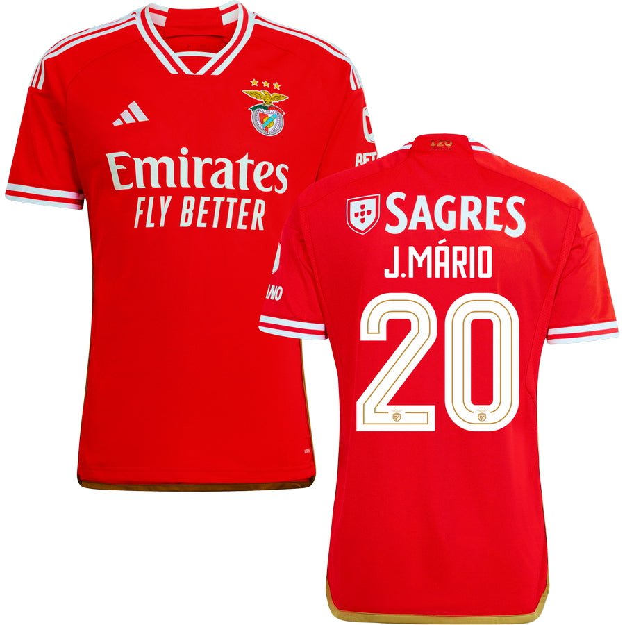 SL Benfica João Mário 20 Home Trikot 2023-2024 SL Benfica João Mário 20 Home Trikot 2023-2024
