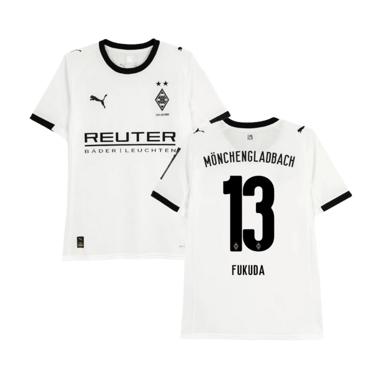 Borussia Monchengladbach Shio Fukuda 13 Home Trikot 2025-2026