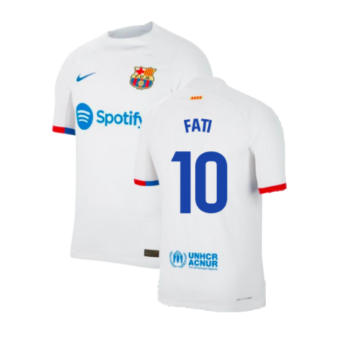 FC Barcelona Ansu Fati 10 Away Trikot 2023-2024