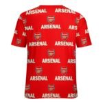 Arsenal Unisex 3D Vollständig Druck Kurzarm T-Shirts Beiläufige Tee Tops