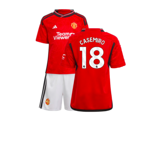 Manchester United Casemiro 18 Heimtrikot Kinder 2023-2024