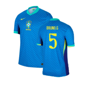 Brasilien Bruno Guimarães 5 Away Trikot 2024-2025