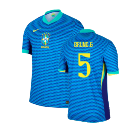 Brasilien Bruno Guimarães 5 Away Trikot 2024-2025