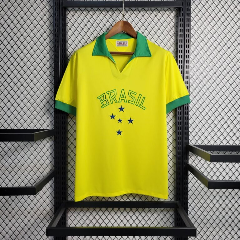 Brasilien Home Retro Trikot WM 1958